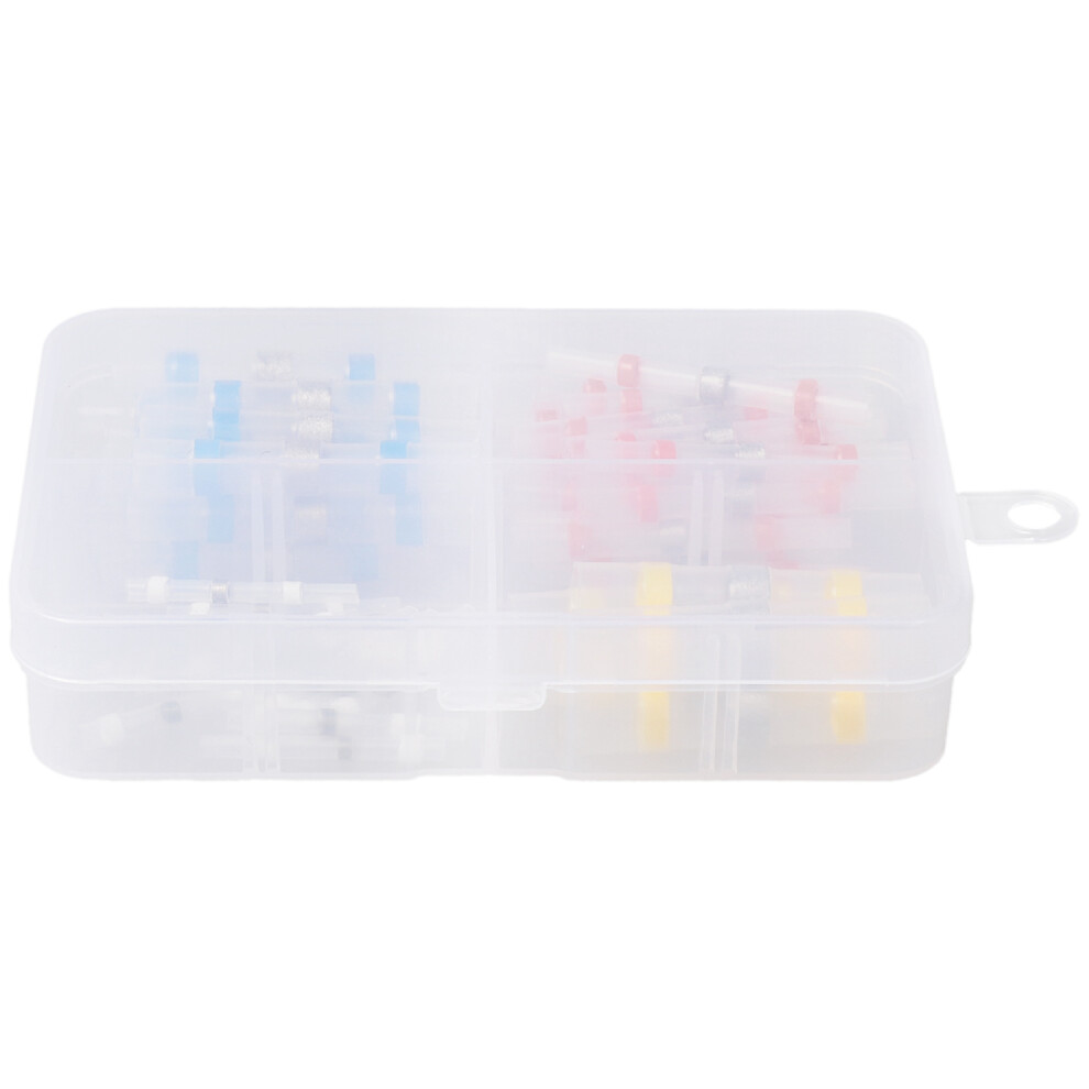 50Pcs Solder Seal Wire Connectors Kit, Heat Shrink Butt Connectors 6032462421127