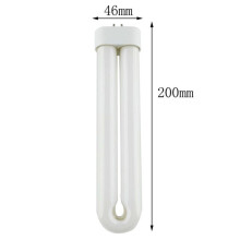 Bug Zapper Light Bulb Replacement for 15W Bug Zapper with 4-Pin Base,15W-BL U Shaped Twin Tube Bulb for T6 Lamp,2 Pack