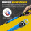 6 PCS Hollow Nut Driver Set, Magnetic Nut Driver Set, Hollow Shaft Nut Driver Set, SAE, Color Coded, Hex Sizes 4