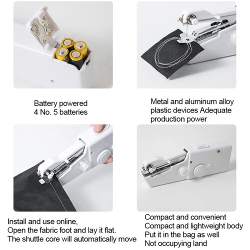 Home Electric Sewing Machine  Handheld Automatic Sewing Machine DIY Manual Tailoring Tool 2
