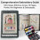 Upgraded Embroidery Stitch Book Kit,106 Patterns with Tools & Tutorials, 86 PCS Beginner Embroidery Kit,for DIY 8