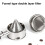 2pcs 58mm Filter Basket with Pour over Coffee Dripper Compatible with 58mm Bottomless Portafilters 3