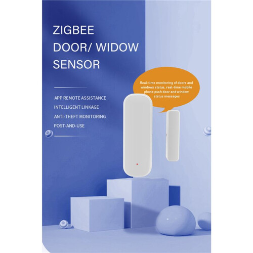 3X Tuya Zigbee Door Window Sensors Wireless  Life Magnetic Door Sensor APP Remote Control 2