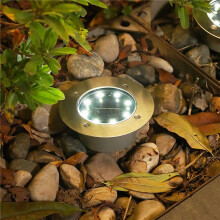 2X Solar Ground Lights Outdoor Solar Waterproof LED Light for Garden Yard Step and Walkway Cool White LED Solar Lights