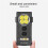 Keychain Flashlight Small Pocket Flashlight USB Charging  Flashlight Multi Light Modes Multi-Function for Emergency 5