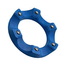 Bowlingbalrotators staan 360 graden soepel draaiende-Blauw