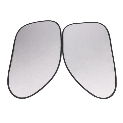 6pcs Auto Car Side Window Sunshade Black Silver Color 1