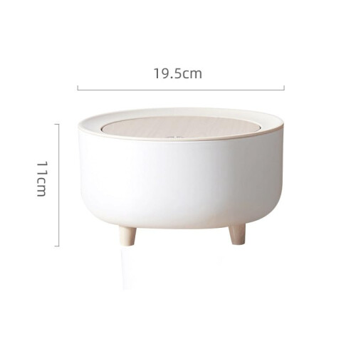 Desktop Trash Can Mini Waste Bin Compact 19.5cm ColorCoded for Home and Tea Table Use 1