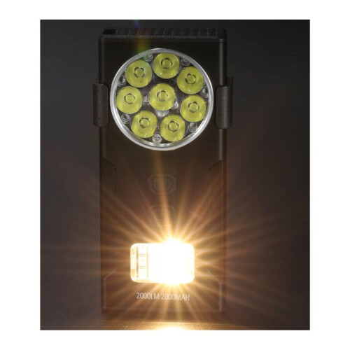 Rechargeable LED Flashlight Keychain Lanterns Torch Waterproof Super Bright Work Light for Outdoor Running Hiki 2