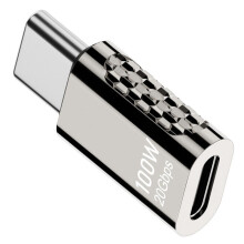 2PCS Type-C Multifunction Adapter Type-C Female to Type-C Male Adapter 20Gbps Fast Charging Audio Video Transfer Adapter