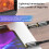 2PCS Type-C Multifunction Adapter Type-C Female to Type-C Male Adapter 20Gbps Fast Charging Audio Video Transfer Adapter 5