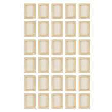 30 Pcs 5.5x7Inch Wood Panel Boards, Unfinished Wood Canvas Wooden for Painting, Arts, Pouring Use with Oils, Acrylics
