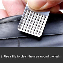 5Pack Bike Tire Patch Kit Bicycle Inner Tube Patch Repair Kit Bike Repair Tool for MTB Road Bike