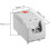 3X Mechanical Thermostat, KTO011 0-60Celsius Adjustable Compact Normally Close(N.C) Temperature Controller ,Red 5