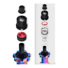 60T Bicycle Hub Ratchet Kit Universal Smooth Wear-Resistant for Ratcheting Hubs with the Same Number of Teeth