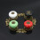 Ceramic Cabinet Knobs Black Yellow Modern Handles for Kitchen Drawer Door Cupboard Pulls 4