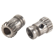 12 Stücke Extruder Getriebe MK8 Edelstahl Doppel Extrusions Räder Bowden Gear 3D Drucker Teil für CR10  3