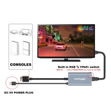 Bitfunx PS2 to -Compatible Converter for PS2 PS1 1/2 Game Consoles with RGB to YPbPr