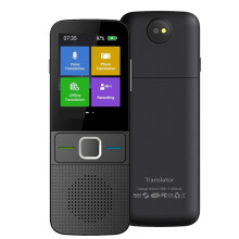 T10 Voice Translator Instant Real- Translation 137+ Languages, Powered Offline Capabilities White