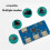 -Compatible  Splitter 3 in 1 Out Monitor Module -Compatible HD Distributor Display Module 5