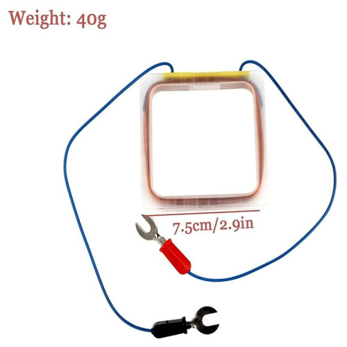 2X Square Coil Copper Coil Electromagnetic Experimental Instrument Physics Teaching Tool Square Coil Instrument 2