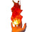 4X Halloween Floating Fireball Prop Flame Lamp Prop Artificial Fake Fire Floating Props No Flame 3