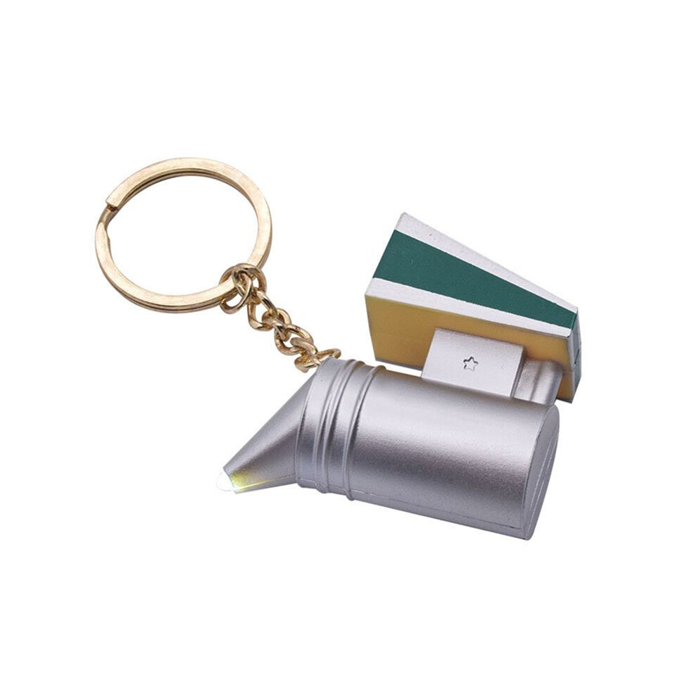 2X Led Beekeeping Smoker Keychain Bee Gift Bees Smoker Keyring Beekeeping Souvenir Plastic Smoker Keyring Bee 6033314410290