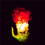4X Halloween Floating Fireball Prop Flame Lamp Prop Artificial Fake Fire Floating Props No Flame 5