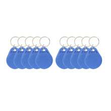 20PCS 13.56Mhz CUID RFID Keykobs Key Token Copy Changeable Attendance CUID Clone Keychain Tag