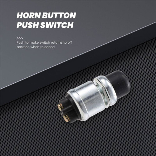Heavy Duty Waterproof Car Boat Horn Engine Start Momentary  Push Button 2