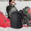 Adjustable Waterproof Backpack Rain Cover for Hiking Camping Biking, Durable Polyester Protector Black 5
