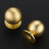 6 Pack Round Brushed Brass Cabinet Knobs, Modern Gold Drawer Pulls for Kitchen and Dresser 2