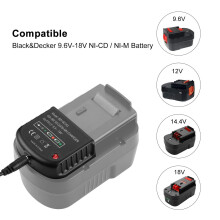 9.6V-18V Multi-Volt Battery Charger For Ni-Cd Ni-Mh Battery Hpb18 Hpb18-Ope Hpb12 Hpb14 Fsb14 Fsb18 Fs120Bx Us Plug