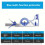 3 in 1 300mm Square Right Angle Ruler Measuring Ruler Multi Combination Protractor Tools Woodworking Tools Red 3