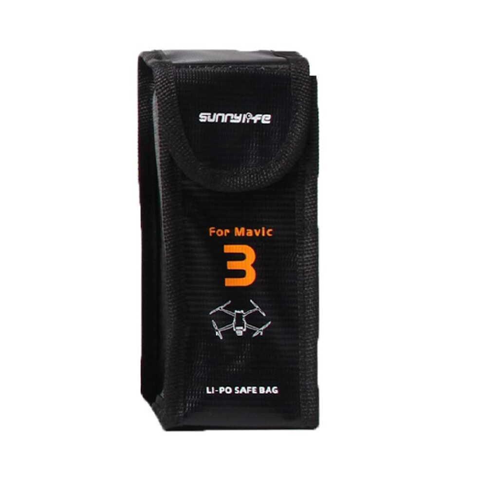 Lipo Battery Safe Bag Fireproof Storage Case For Dji Mavic 3/3 Pro/Classic Drone (Small, 1Pc) 9771547386612