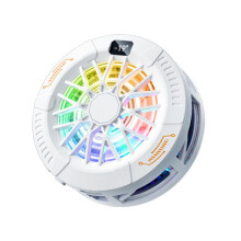DY29 Mobile Phone 3 Gears Adjustment Game Cooler Magnetic Back-Clip Semiconductor Cooling Radiator White