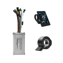 36V 48V 17A Brushless Controller T5S Meter Display LCD + 130X Acceleratore Kit per Scooter Elettrico e-Bike Kit di Riparazione