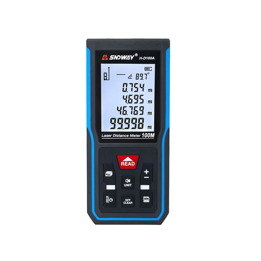 Sndway Laser Distance Meter Digital Rangefinder Laser Measure Tool Professional Range Finder Laser Meter Telemeter 100M 6032653262836