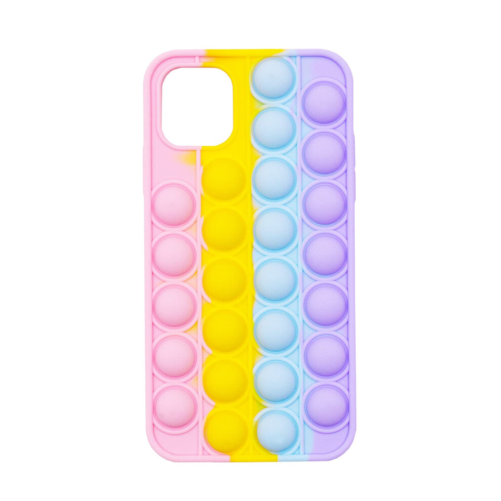 Silicone Bubble Fidget Cover Case For Iphone 11 Pro Max With Stress Relief Bubbles And Dual Protection 9771547387190
