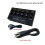 AU-501 5CH Microfoon Expander 5 Kanaals 6.5mm Microfoon Mixer Multi-Channel Input Expander Hub 5 in 1 Uit Oplaadbaar 4
