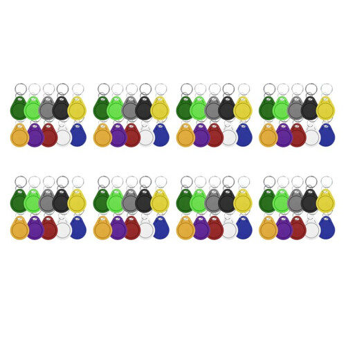 400Pcs UID 13.56MHz Block 0 Sector Writable IC Card Clone Changeable  Keyfobs Key Tags 1K S50 RFID Access Control
