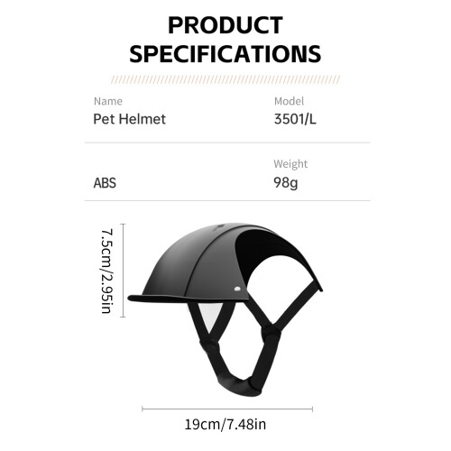 Small Dog Helmet Ventilated High Impacts Protecting Light weight 2