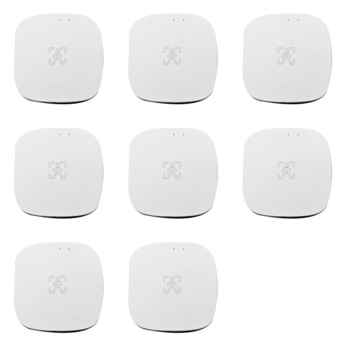 8X Tuya ZigBee MmWave Human Presence Sensor with Luminance MicroWave  Detection PIR Motion Sensor Wall Mount