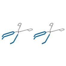 2X Pinza per Becher da Laboratorio 3 Poli Pinze per Clip per Becher da Laboratorio nel Acciaio Inossidabile Strumento per Clip di Sicurezza Strumento