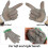 Cut Resistant Gloves Level 9 Protection with Adjustable Metal Buckle for Kitchen Meat Processing and Workshop Use, 4PCS Medium 4