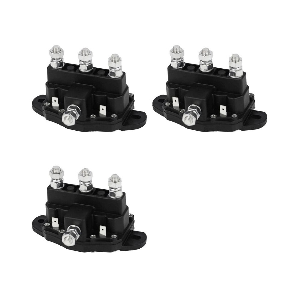 3X For Winch Motor Reversing Solenoid 12V Contactor Relay Intermittent Duty 6 Terminals 214-1231-A11 6032455372542