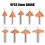 Set 8mm Handle 3D V-Shaped Knife 3D Computer Engraving Knife Woodworking Knife V-Shaped Milling Cutter 9