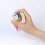 Case for iPhone 12 Mini Fidget Push Pop Bubble Cover, Colorful Soft Silicone Dual Function Protection 4