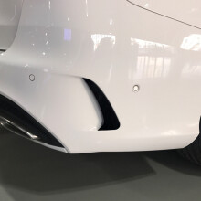 Rear Bumper Spoiler Side Canard for for C Class Estate S205 C180 C200 for AMG Black