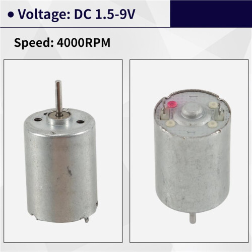 1.5-9V 4000R/MIN Speed Output High Torque 17mm Electric  Motor 2